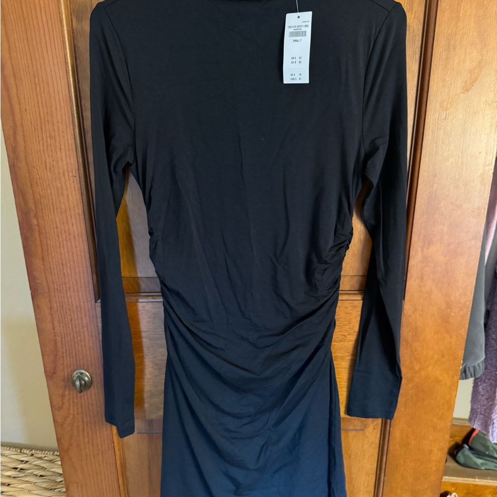 Abercrombie & Fitch Black Long Sleeve Dress